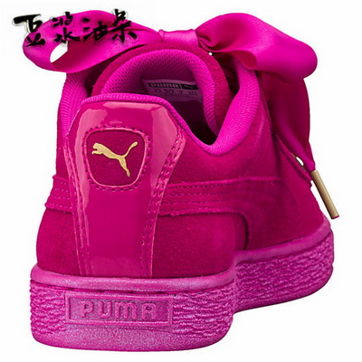 Puma Suede Basket Heart Women Shoes--005